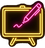 Design illustration board icon